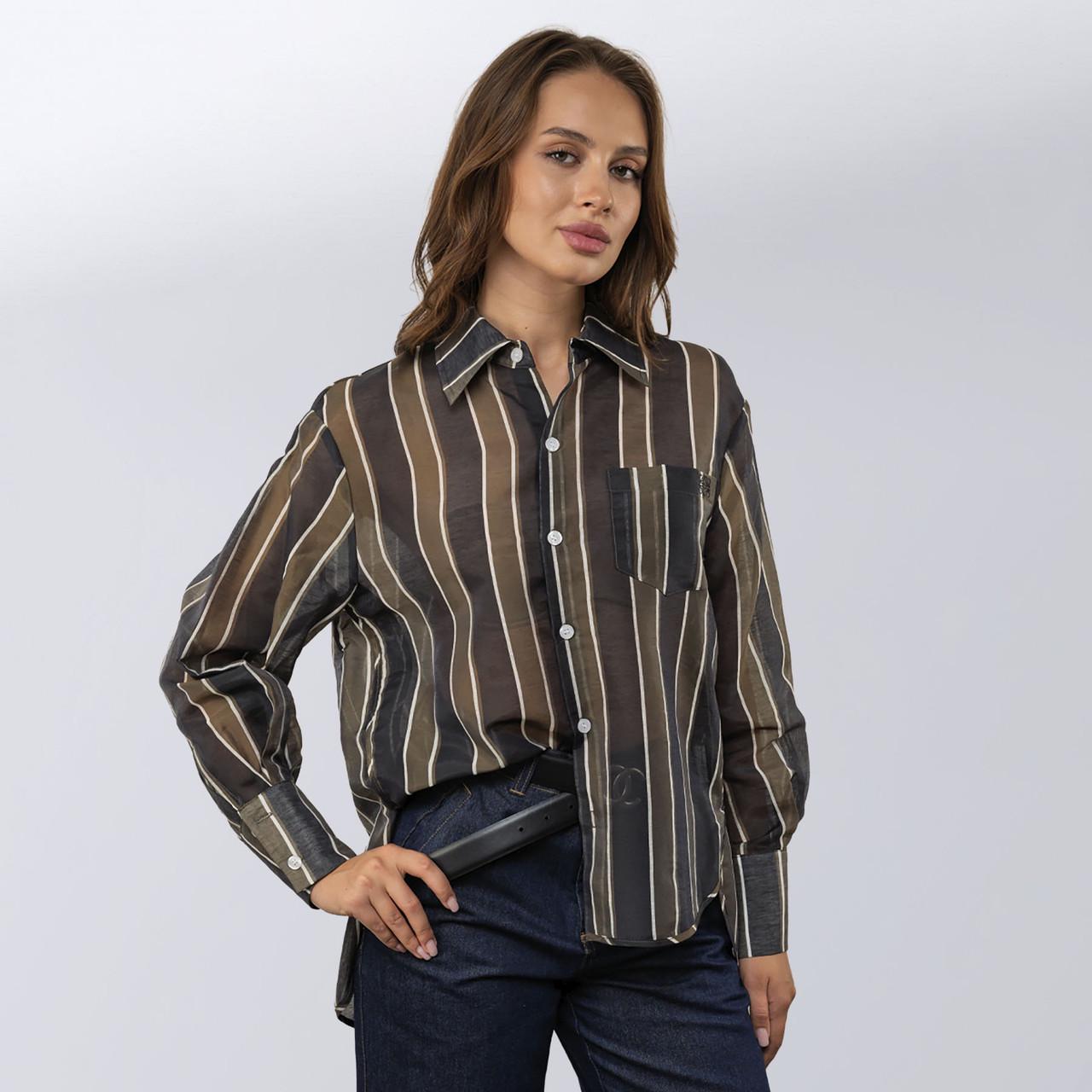 Сорочка жіноча повсякденна Loewe M Чорний (2797308234) - фото 2 Сорочка жіноча повсякденна Loewe M Чорний (2797308234) - фото 2