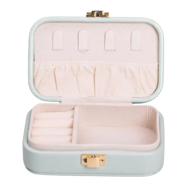 Ящик-органайзер для украшений с накидным замком 12х7,5х4 см Эвкалипт