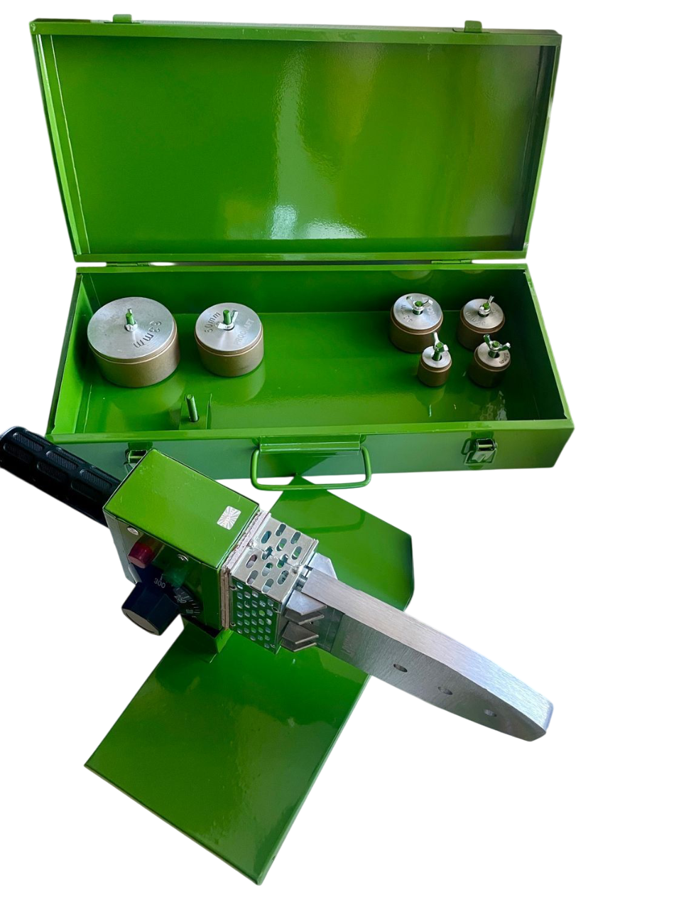 Паяльник для пластикових труб ProCraft PL1600 800 Вт насадки 20-63 мм металевий кейс (016001)