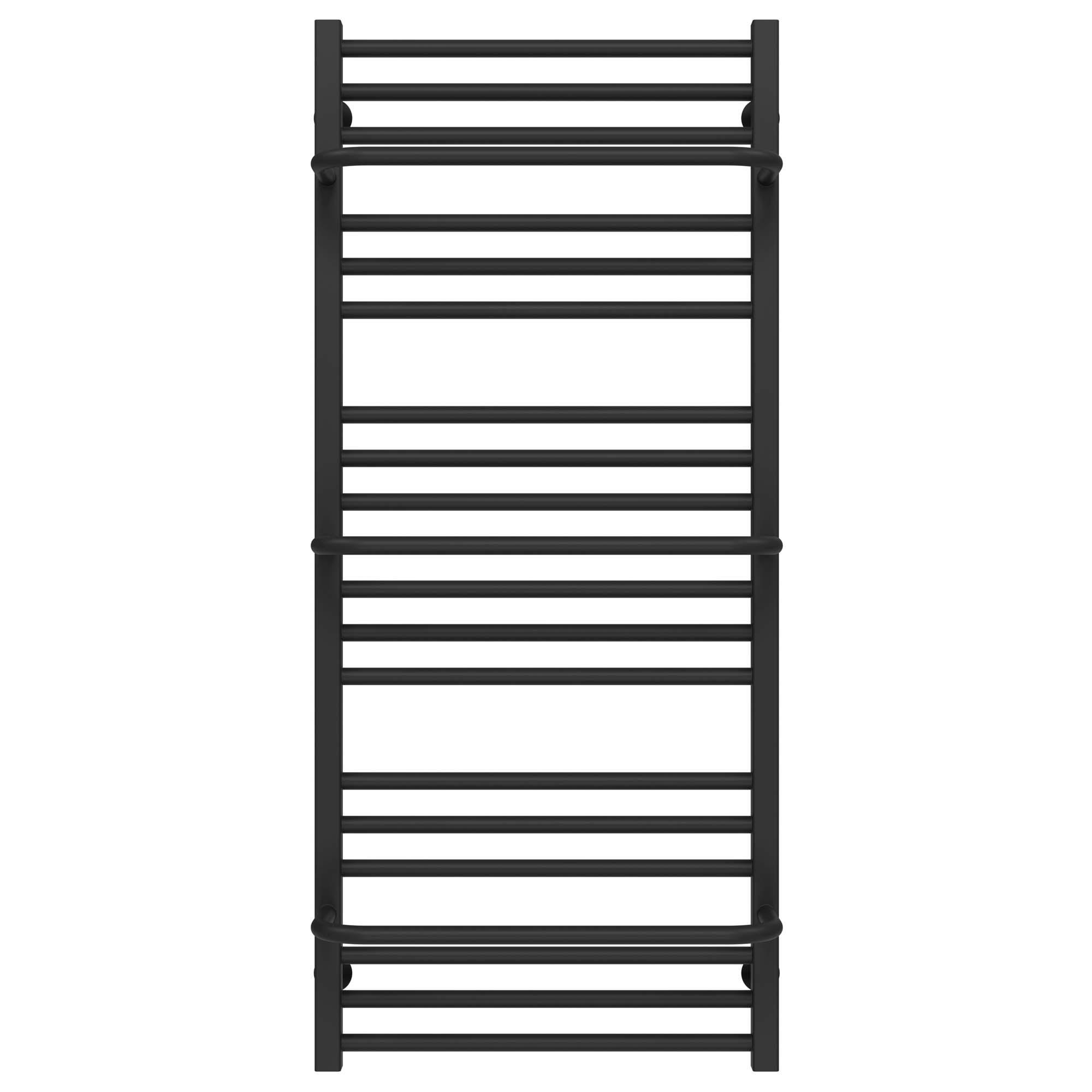Рушникосушарка водяна Deffi Sigma П21 бокове ліве підключення нержавіюча сталь 500х1200 мм Чорний (A.SI.120.50.21.B.B)