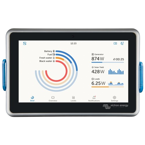 Комунікаційний центр Victron Energy Ekrano GX/Ethernet/Wi-Fi/Bluetooth/USB-A×2/SDHC до 32ГБ Gray (RJ45)