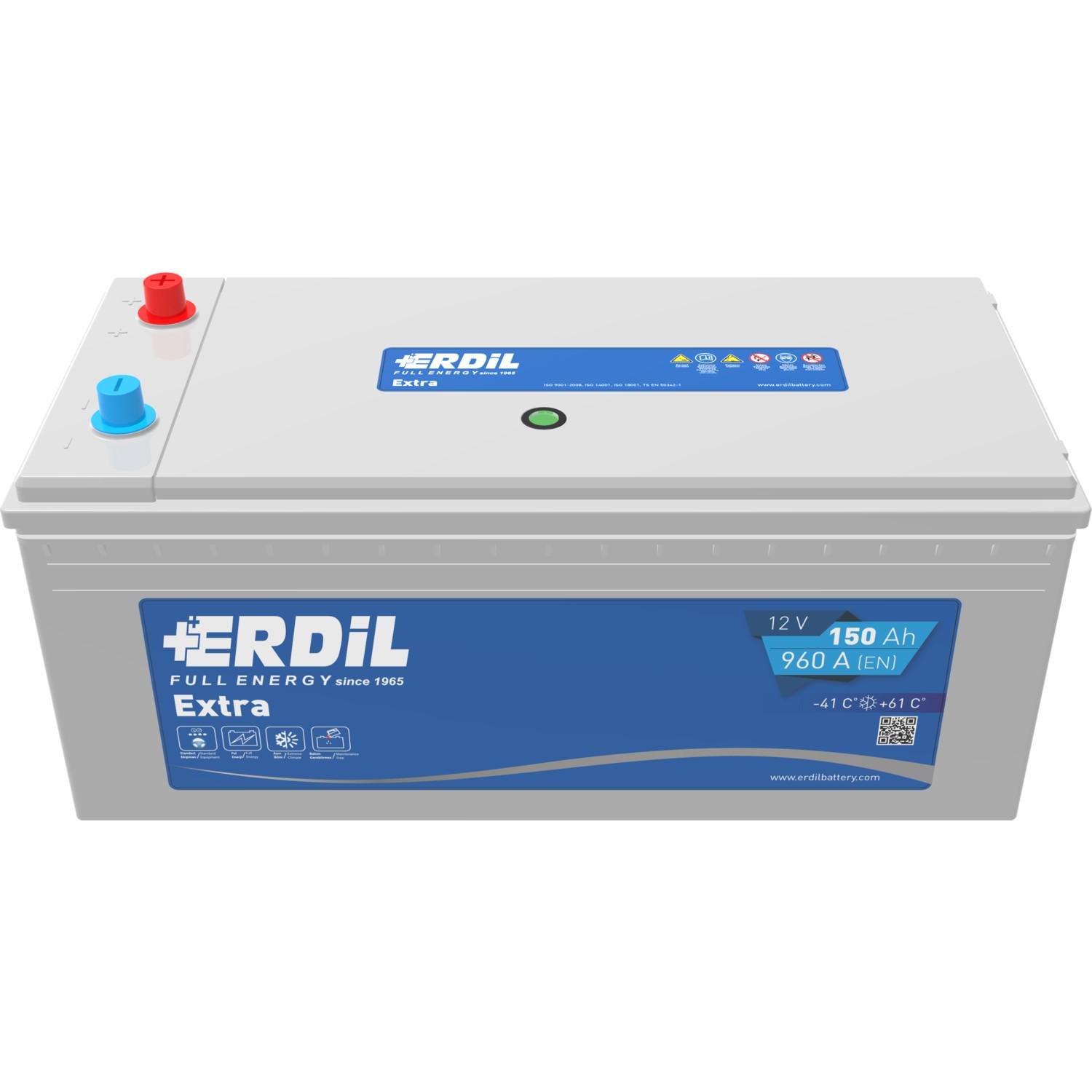 Аккумулятор гелевой ERDIL 150Ah 12 V