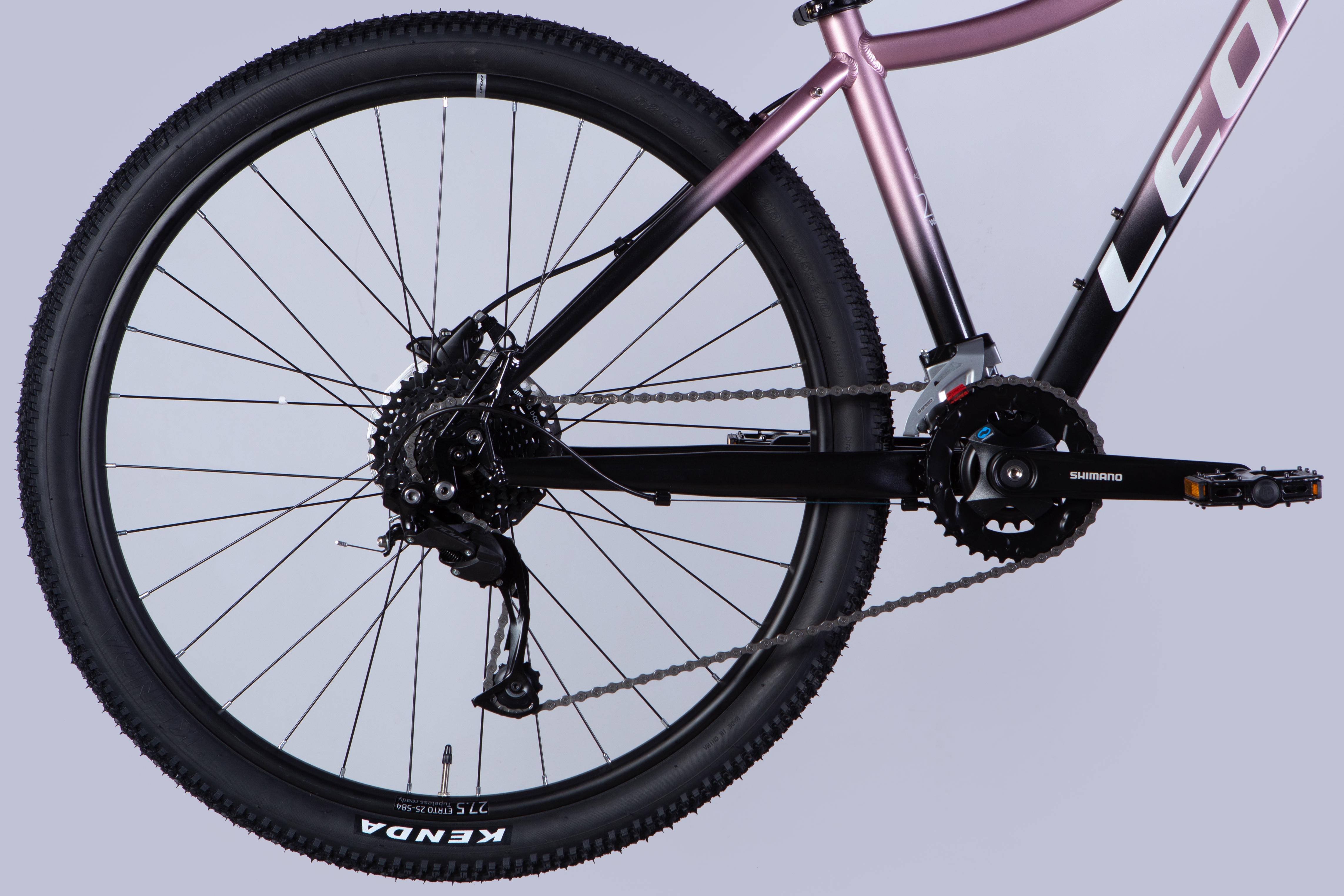 Велосипед Leon 2025 XC LADY 80 HDD AL 27,5" рама 16" Розовый с черным (OPS-LN-27,5-009) - фото 6 Велосипед Leon 2025 XC LADY 80 HDD AL 27,5" рама 16" Розовый с черным (OPS-LN-27,5-009) - фото 6