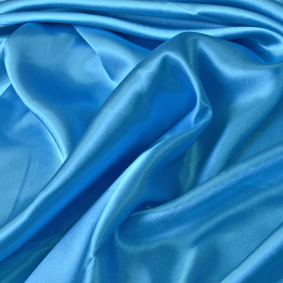 Ткань костюмная креп-сатин IDEIA 1,5 м Темно-голубой (2200003911572)