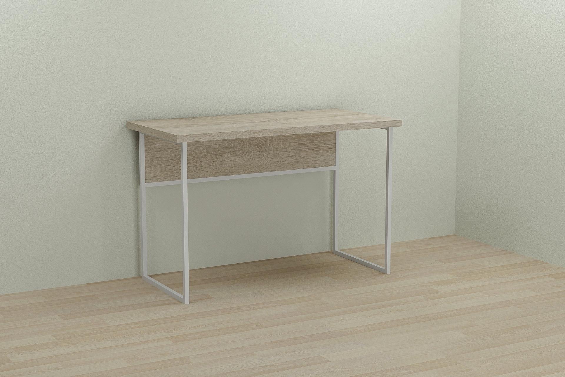 Стол компьютерный Ferrum-decor Код ДСП 32 мм 75x120x60 см Белый/Дуб Сонома (FRD-101197) Стол компьютерный Ferrum-decor Код ДСП 32 мм 75x120x60 см Белый/Дуб Сонома (FRD-101197)