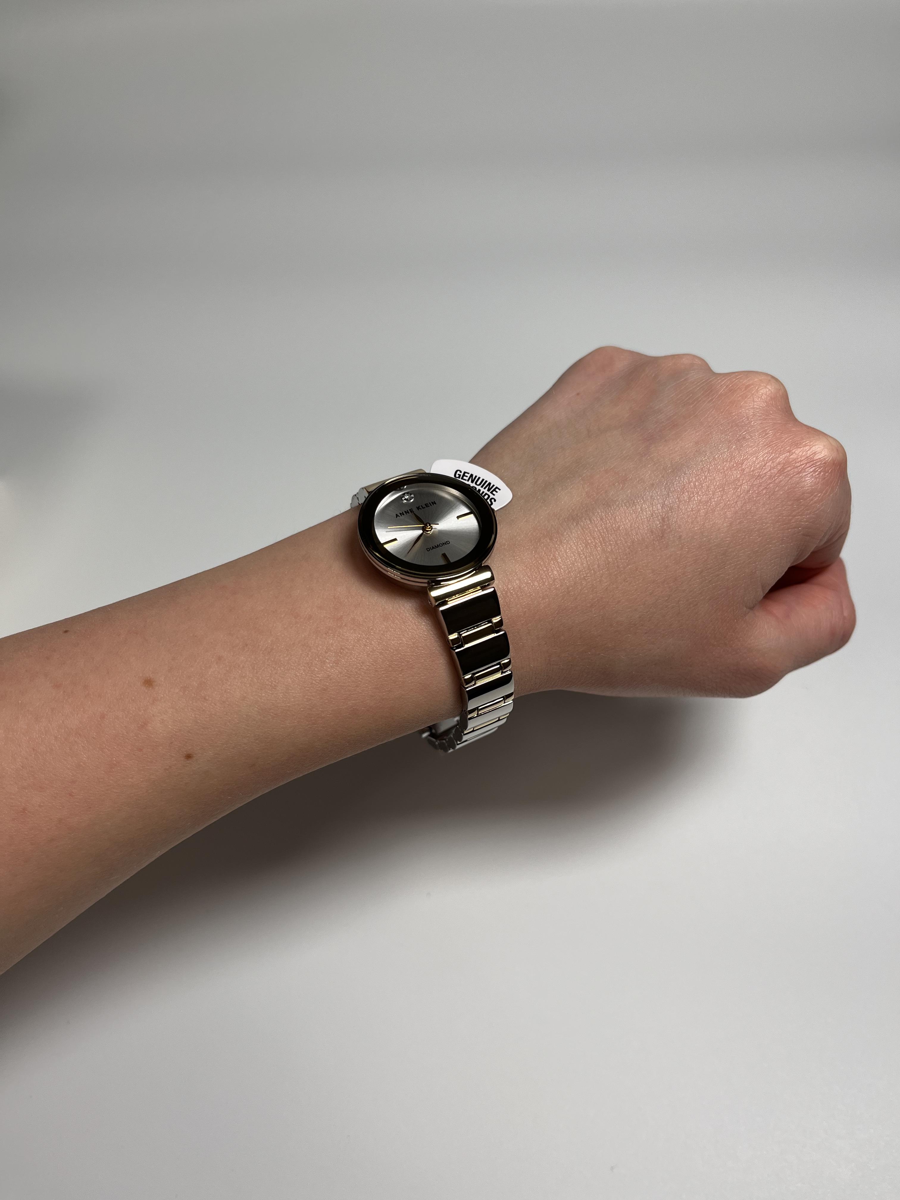 Часы круглые женские Anne Klein AK/2435SVTT (13941489) - фото 8 Часы круглые женские Anne Klein AK/2435SVTT (13941489) - фото 8