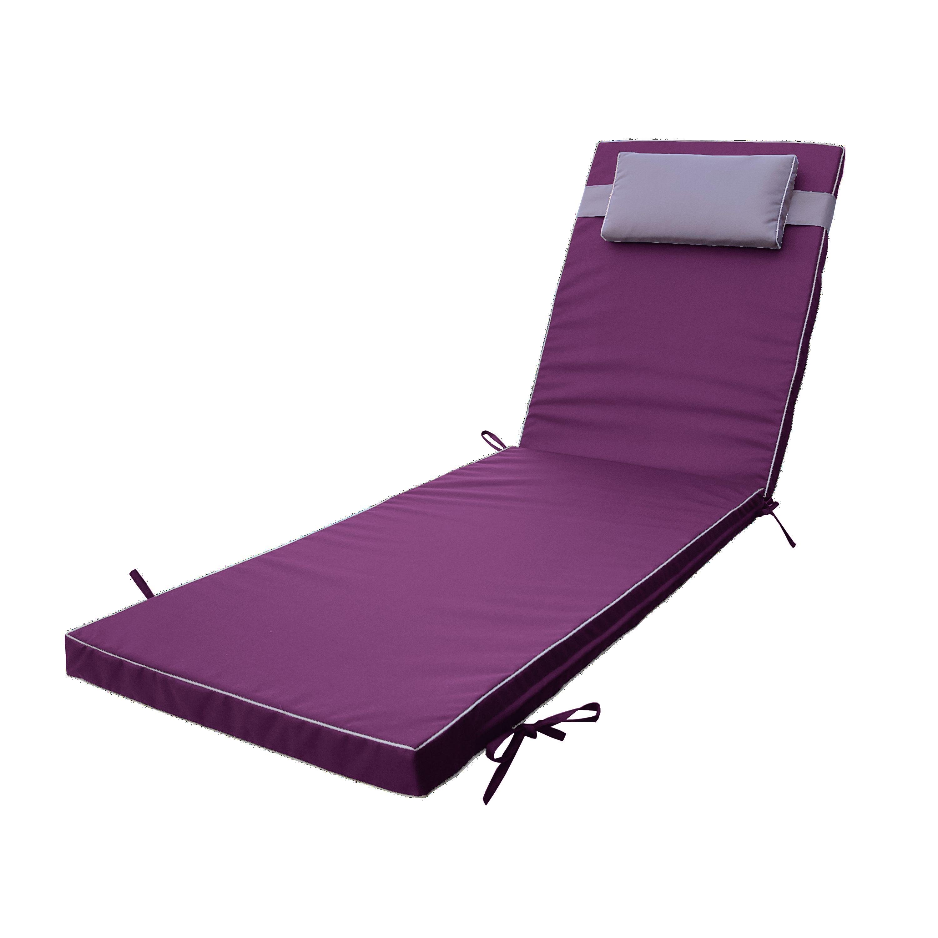 Матрас для шезлонга eGarden BAHIA оксфорд 195x58x6 см Синий/Светло-серый (5785) - фото 1 Матрас для шезлонга eGarden BAHIA оксфорд 195x58x6 см Синий/Светло-серый (5785) - фото 1