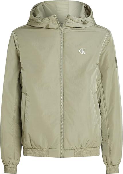 Куртка чоловіча Calvin Klein Jeans Padded Hooded Harrington Nordic Dust S Оливковий (32927086)