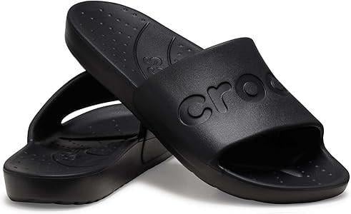 Шльопанці чоловічі Crocs Slide Black р. 41-42 Чорний (27355)