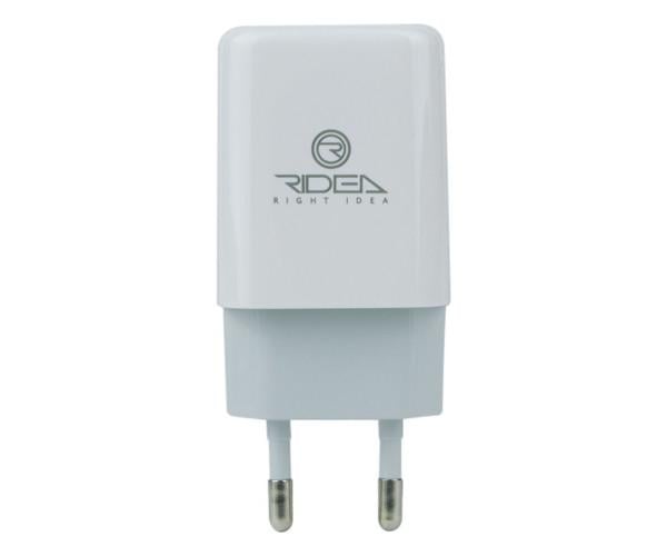 Устройство зарядное сетевое Ridea RW-11211 Element USB 2,1 A cable USB-Type-C White
