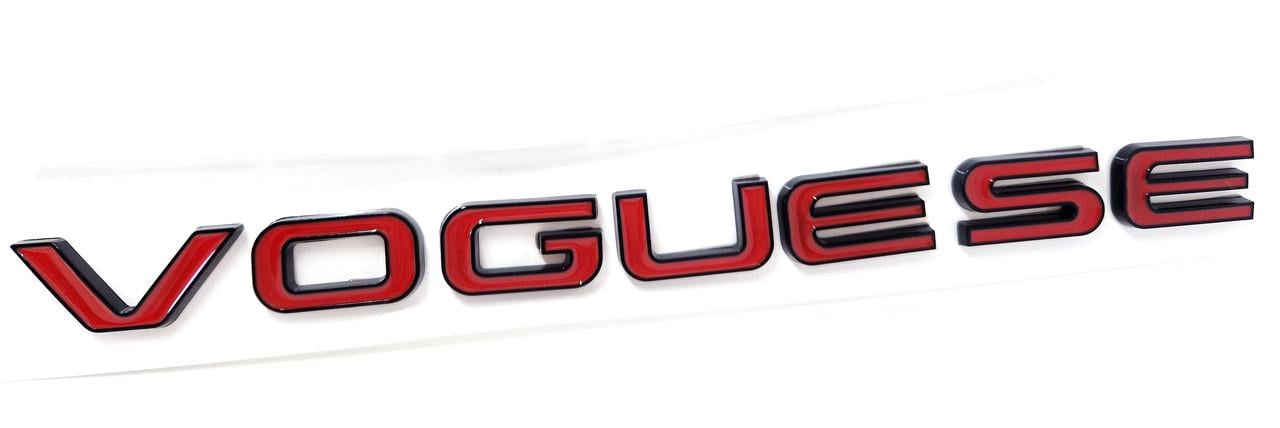 Эмблема-надпись VOGUESE Range Rover на крышку багажника (2338054023)