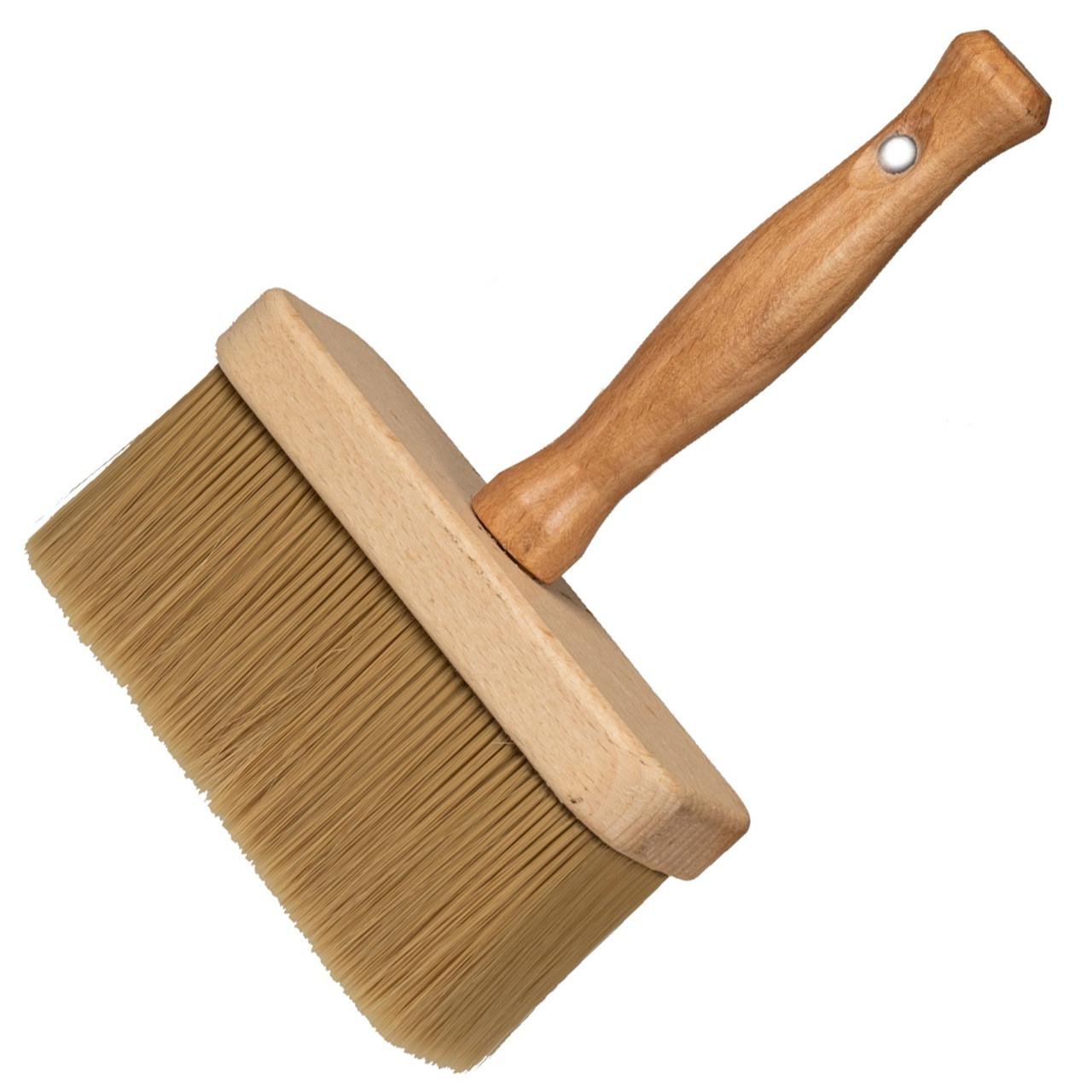 Макловица кисть с деревянной ручкой искусственная щетина 90x190 мм ворс 102 мм (2504110738)