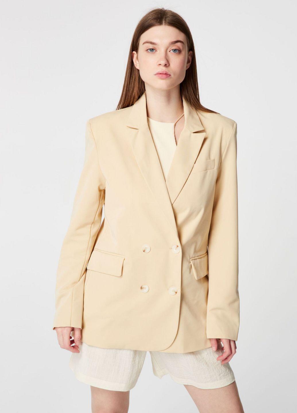 Пиджак классический Oversize Jennyfer S Бежевый (10820/42)