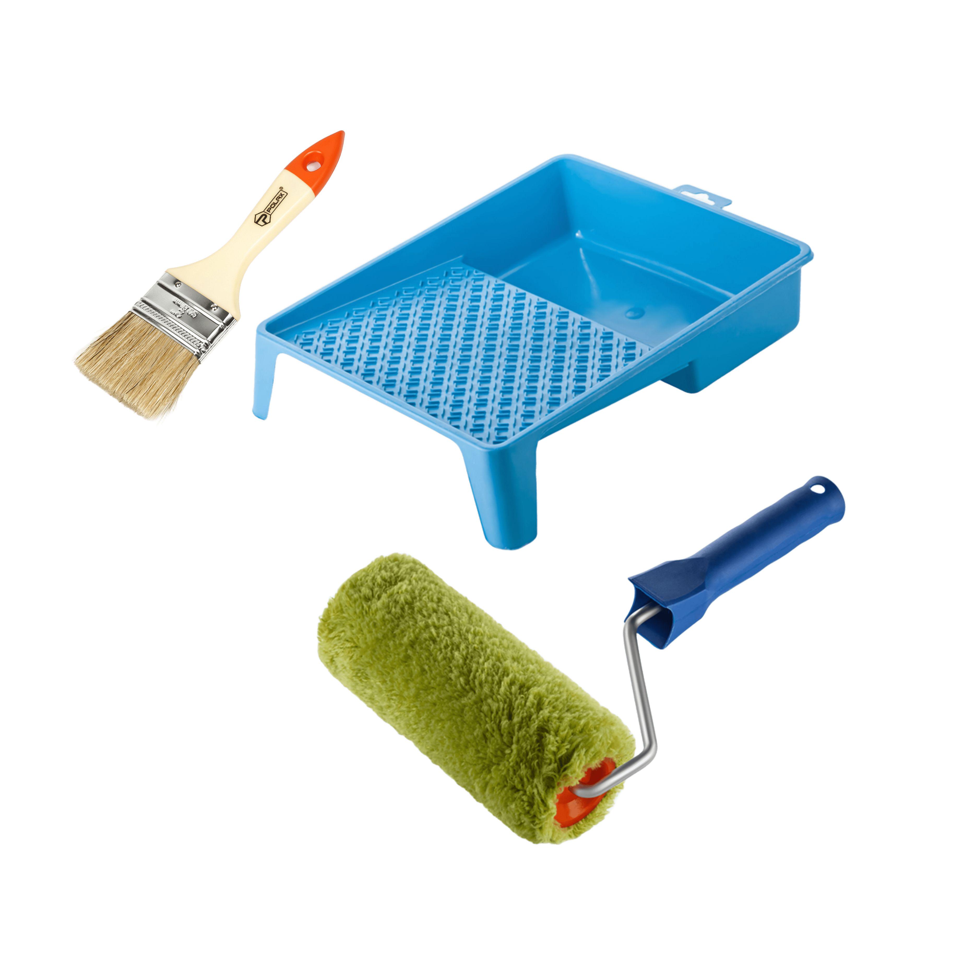 Валик Стандарт Синтекс 180х58 мм с ручкой/ванночка и кисточка (770-252)