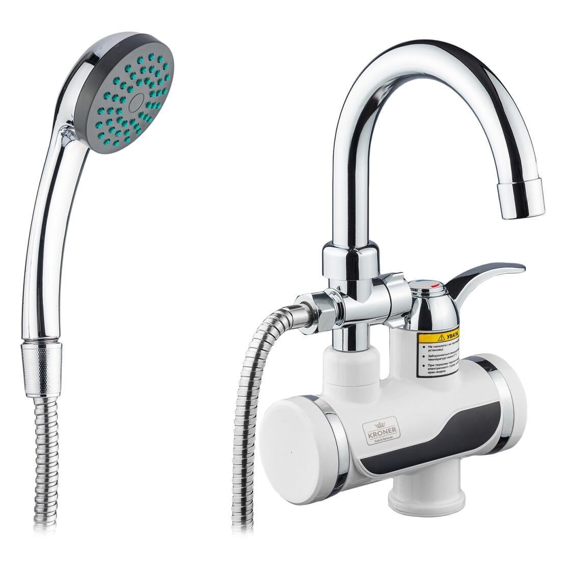 Проточный водонагреватель Kroner KRM Volt CW191MDS с дисплеем (CV023248)