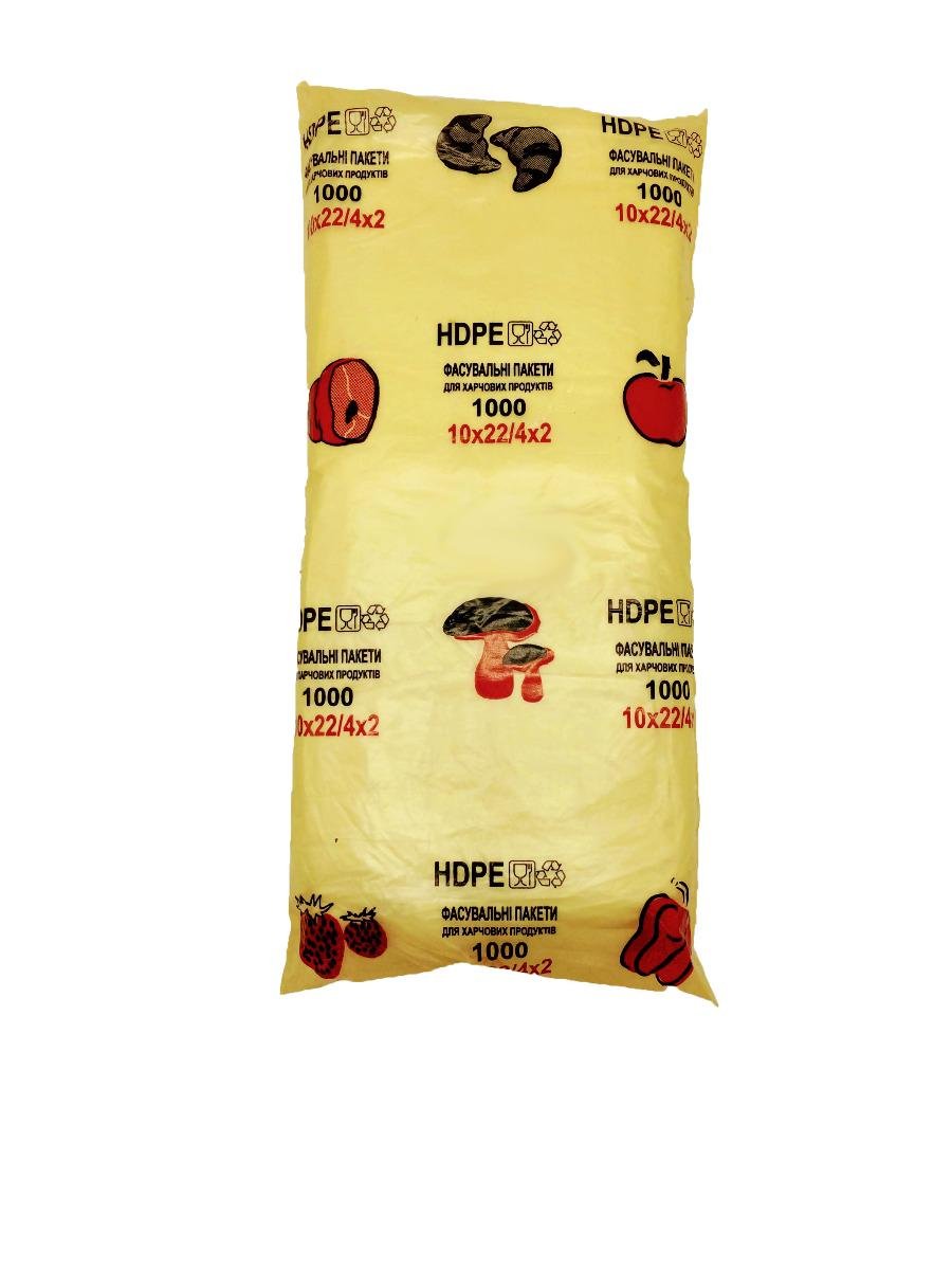 Пакеты фасовочные 10х4х22 4,5мкм 1000 шт. (21802)