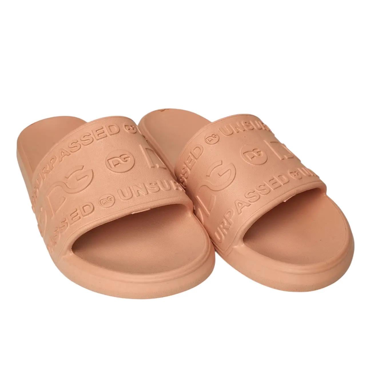 Шлепанцы женские открытые Dago р. 38 24,5 см Пудровый (33341484)