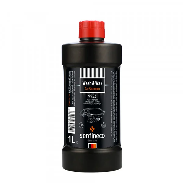 Автошампунь Senfineco Wash&Wax Car Shampoo для мойки с воском 1000 мл (9952S)
