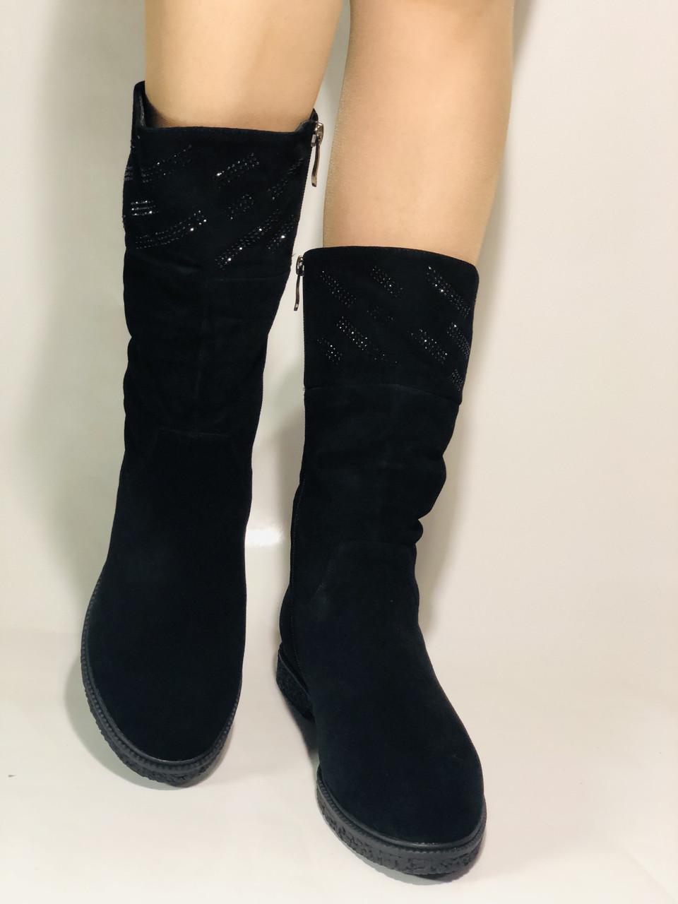 Полусапоги женские зимние Bescone р. 36 23,5 см Черный (2446) - фото 7 Полусапоги женские зимние Bescone р. 36 23,5 см Черный (2446) - фото 7