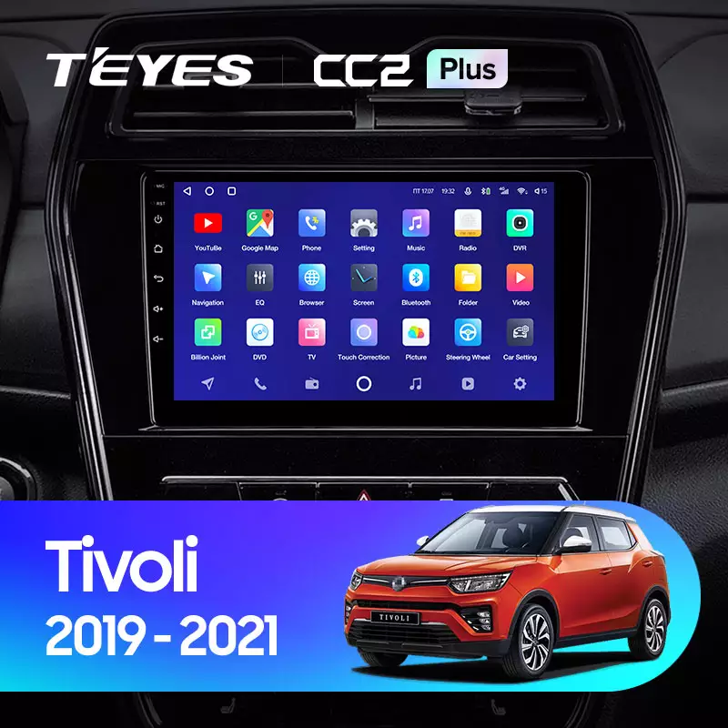 Автомагнітола штатна Teyes CC2 Plus для SsangYong Tivoli 2019-2021 Android CC2 PLUS 6/128G Wi-Fi/4G (1684666448) - фото 3