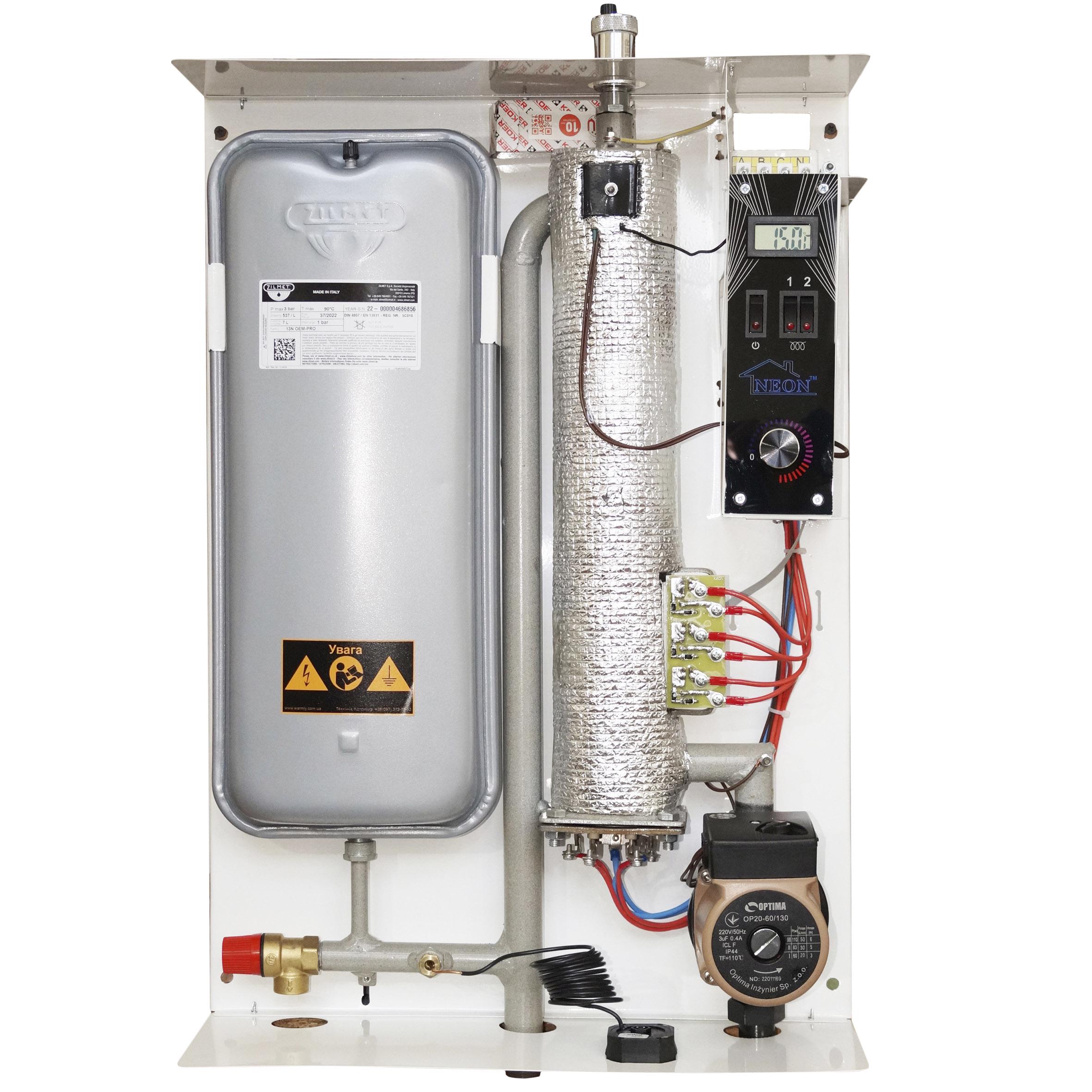 Котел електричний Neon PRO 24,0 кВт 380 В модульний контактор (000021119) - фото 3 Котел електричний Neon PRO 24,0 кВт 380 В модульний контактор (000021119) - фото 3