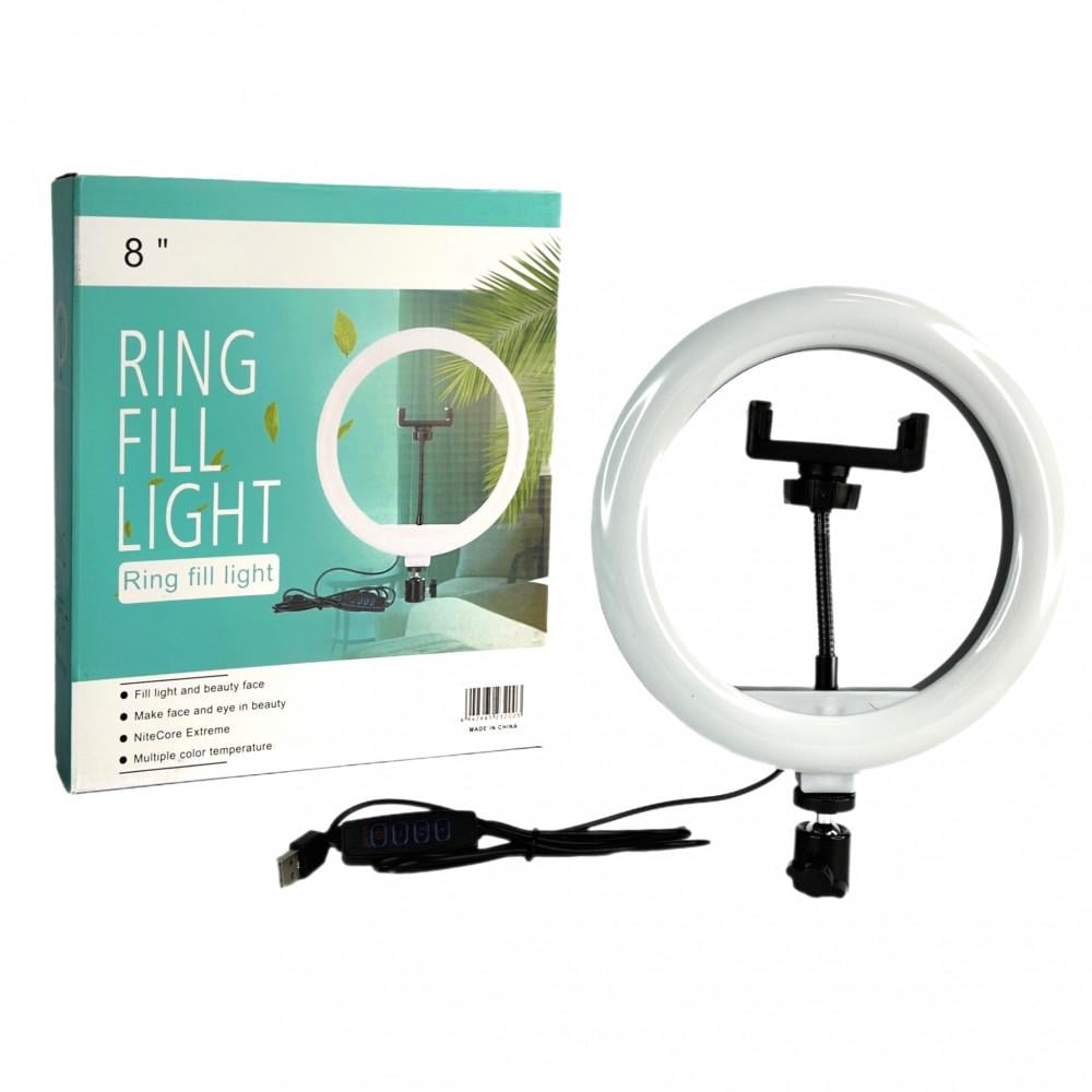 Кольцевая лампа Ring Light QX-200 от USB 5 V/72 Lights 20 см 8" (ts000073454) - фото 4 Кольцевая лампа Ring Light QX-200 от USB 5 V/72 Lights 20 см 8" (ts000073454) - фото 4