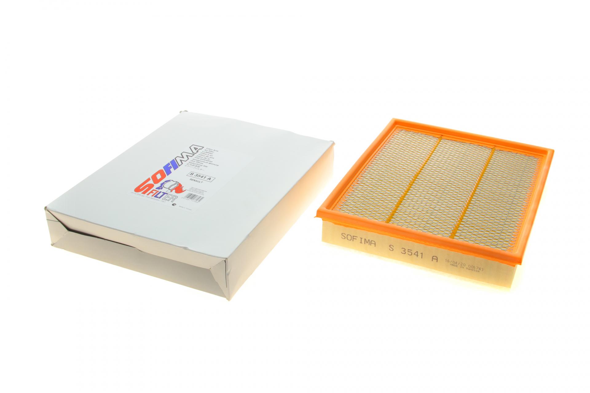 Фільтр повітряний SOFIMA для Renault Master 1,9-2,5dCi/Mascott 2,8DTI 98- (S 3541 A)