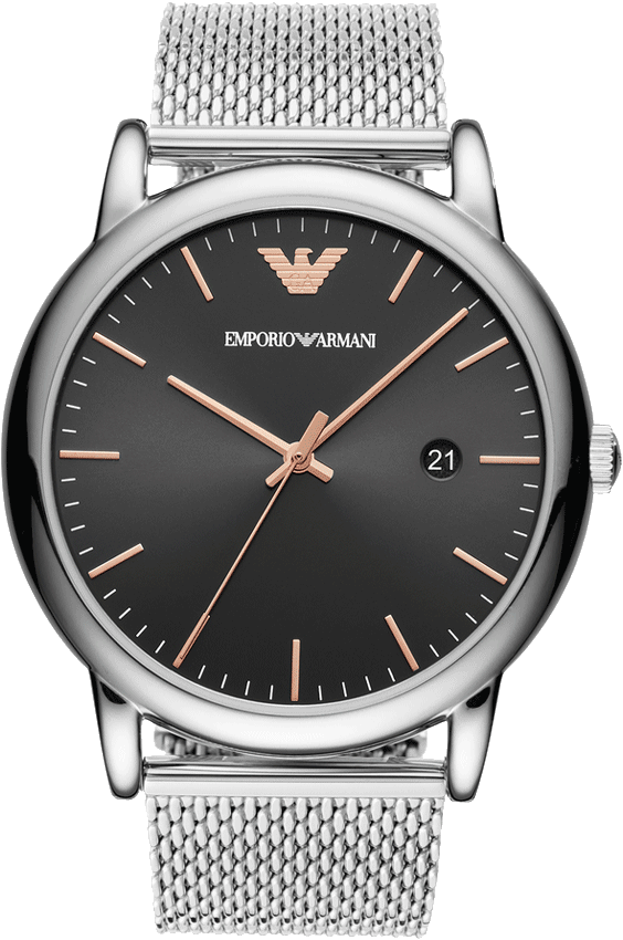 Годинник чоловічий Emporio Armani Luigi AR11272 Сріблястий/Чорний (AR1127274)