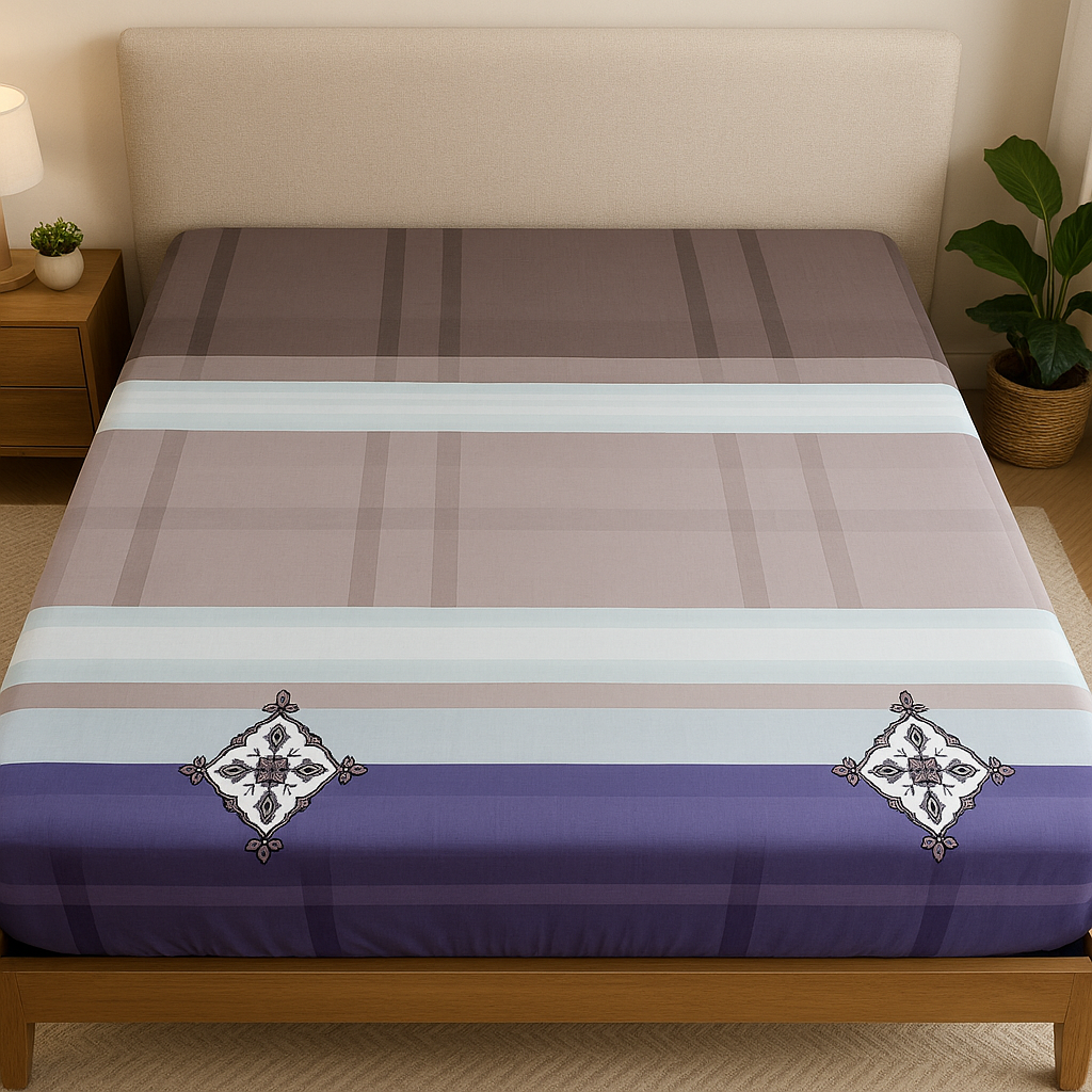 Простыня Роскошь на резинке полиэстер 160х200 см (T85-1506Rz/x160)