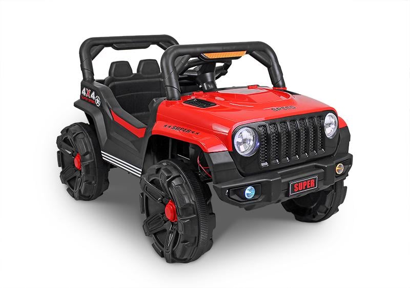 Электромобиль Just Drive Jeep Grand-RS1 Красный Электромобиль Just Drive Jeep Grand-RS1 Красный