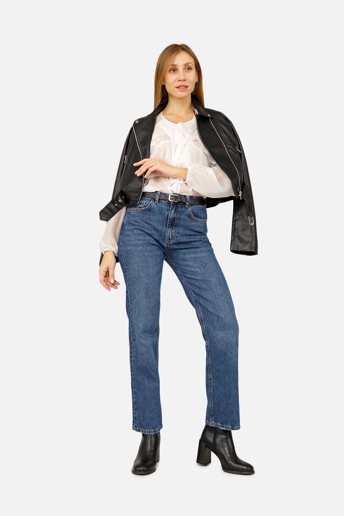 Блуза жіноча ЦБ-00262432 з довгим рукавом р. 44 Молочний (SKT001026859) - фото 4 Блуза жіноча ЦБ-00262432 з довгим рукавом р. 44 Молочний (SKT001026859) - фото 4