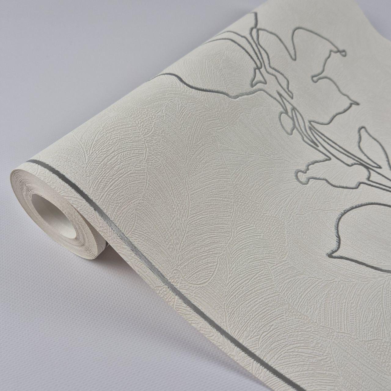 Шпалери вінілові Marburg на флізеліні 57947 0,53х10,05 м Молочний з сірим (29823989) - фото 4 Шпалери вінілові Marburg на флізеліні 57947 0,53х10,05 м Молочний з сірим (29823989) - фото 4