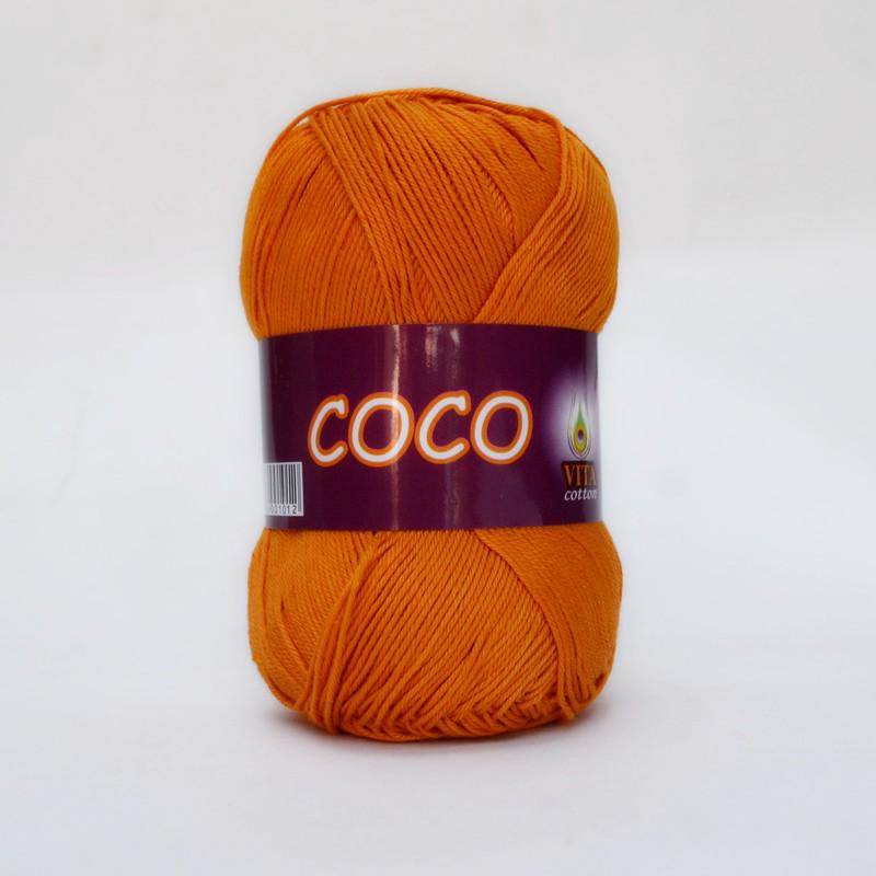 Пряжа Vita Cotton Coco 4329 оранж (3405) Пряжа Vita Cotton Coco 4329 оранж (3405)