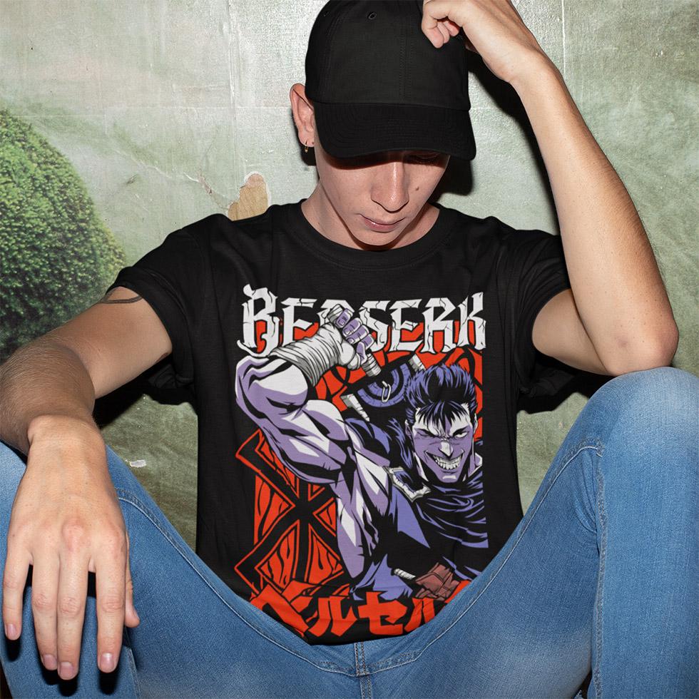 Футболка унісекс Berserk Dragon Slayer 3XL Чорний (00000006307)