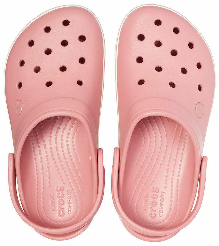 Сабо Crocs Crocband Platform Clog M5-W7 р. 37 Blossom/White - фото 4