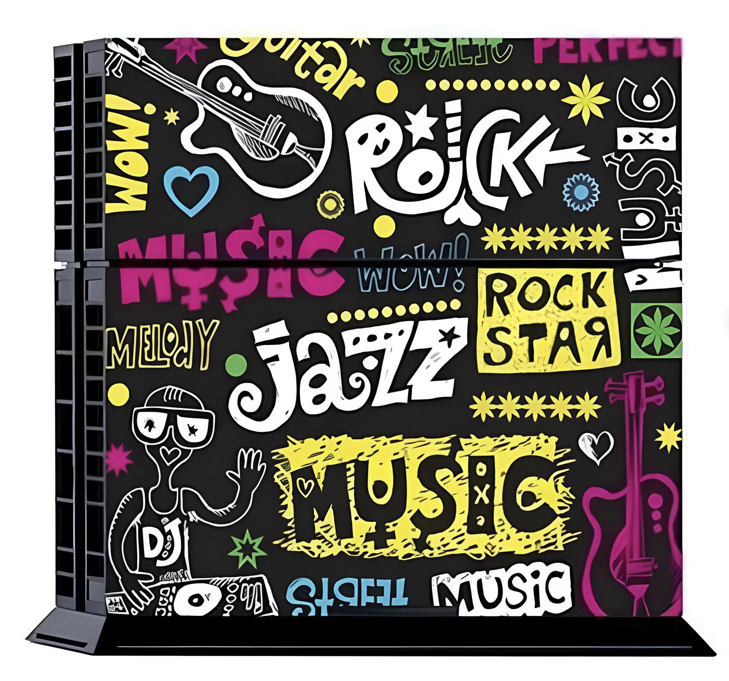 Наклейка виниловая Sony PlayStation PS4 Fat DualShock 4 Jazz