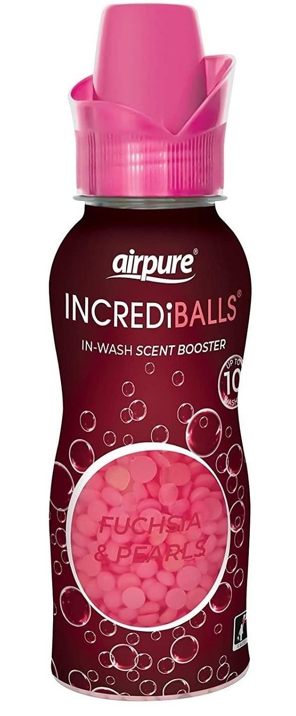 Підсилювач аромату для прання Airpure INCREDiBALLS в гранулах Фуксія та перли 128 г