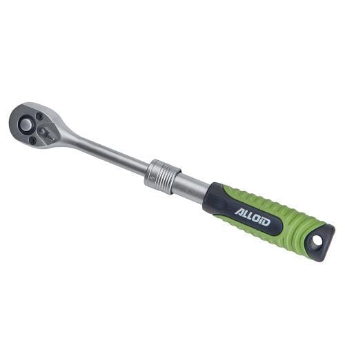 Тріскатка телескоп 1/4" 165-211 мм 72 зубці