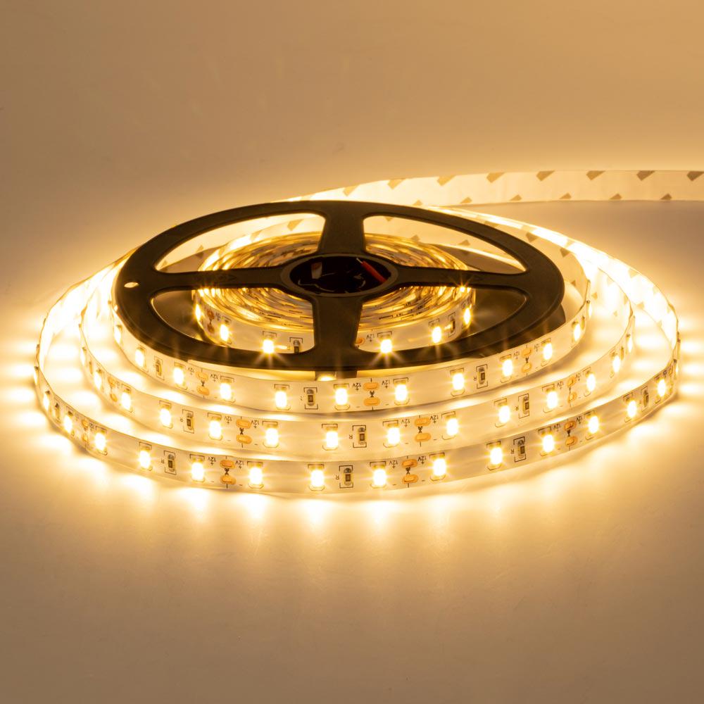 Светодиодная лента MTK 5730WW-12 12V SMD5730 60LED/м IP20 13,6W/м 5 м Белый теплый (1012032)