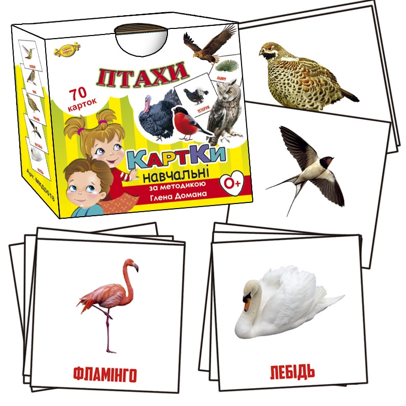 Навчальні картки Глена Домана "Птахи" (MKD0018)