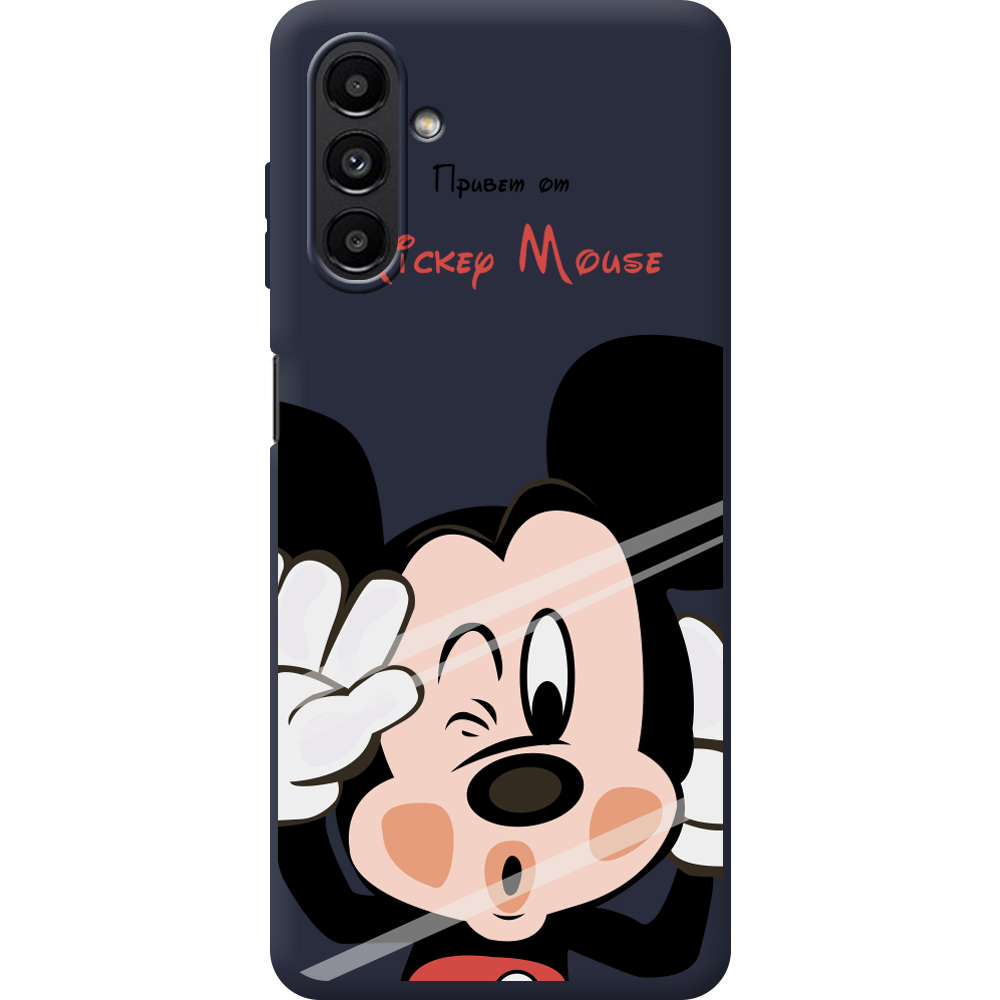 Чехол BoxFace Samsung Galaxy A13 (A136) Mister M Синий силикон (44113-cc58-44167)