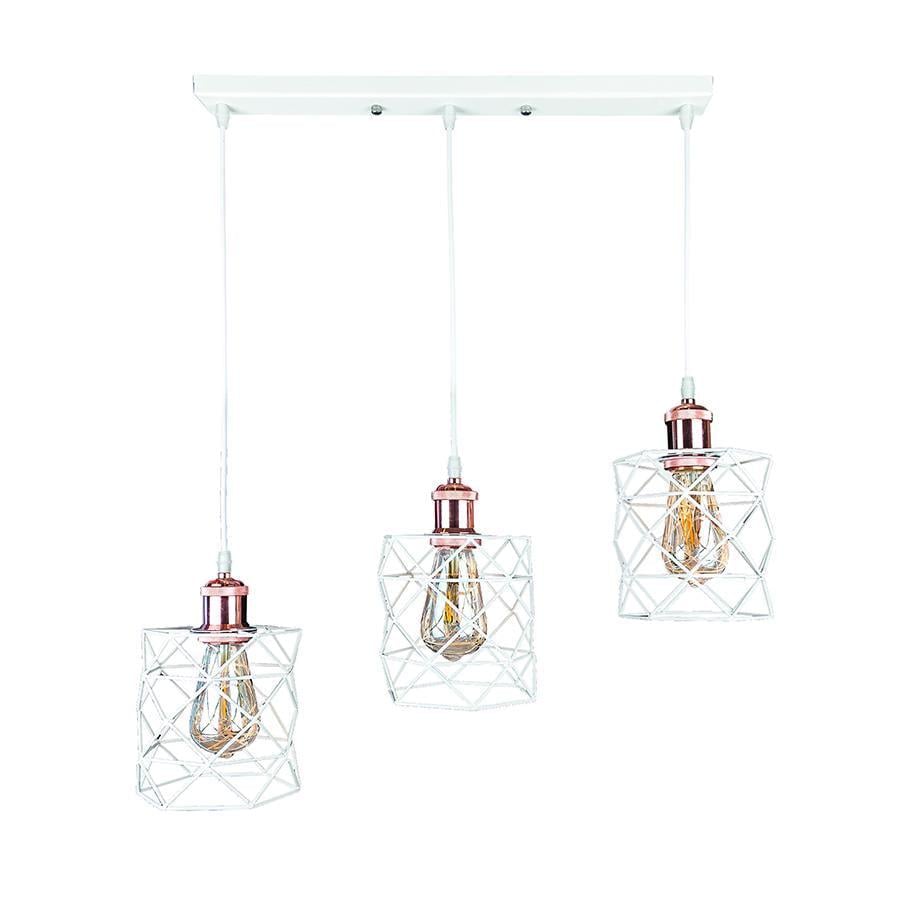 Підвісний світильник Levistella 756-PR105F-3 WH+RG 500 на 3 плафони 150х155 мм (14-16-LVS2743)