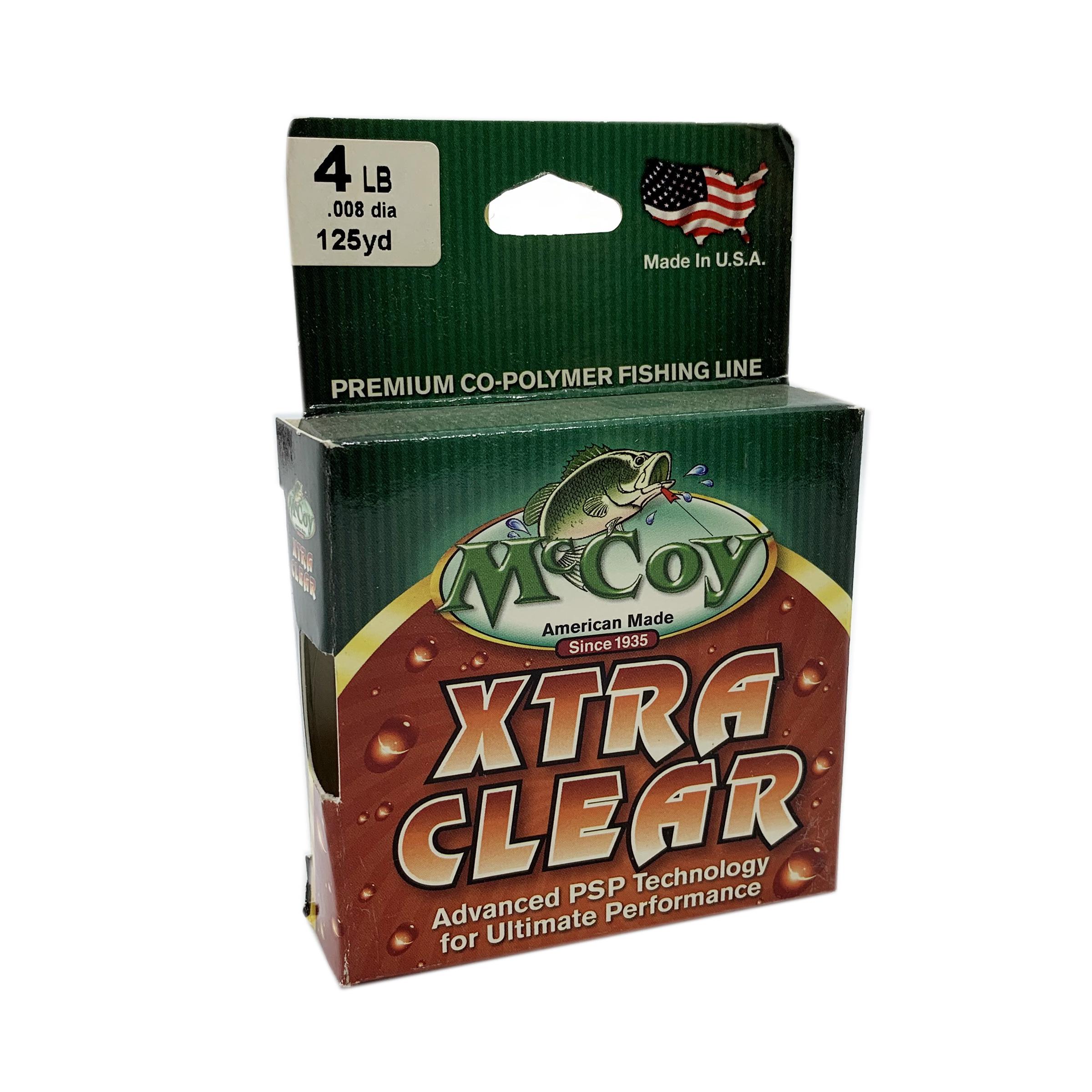 Леска монофильная McCoy Xtra DIA.0.008 4 lb 114 м 0,20 мм Clear (6863)