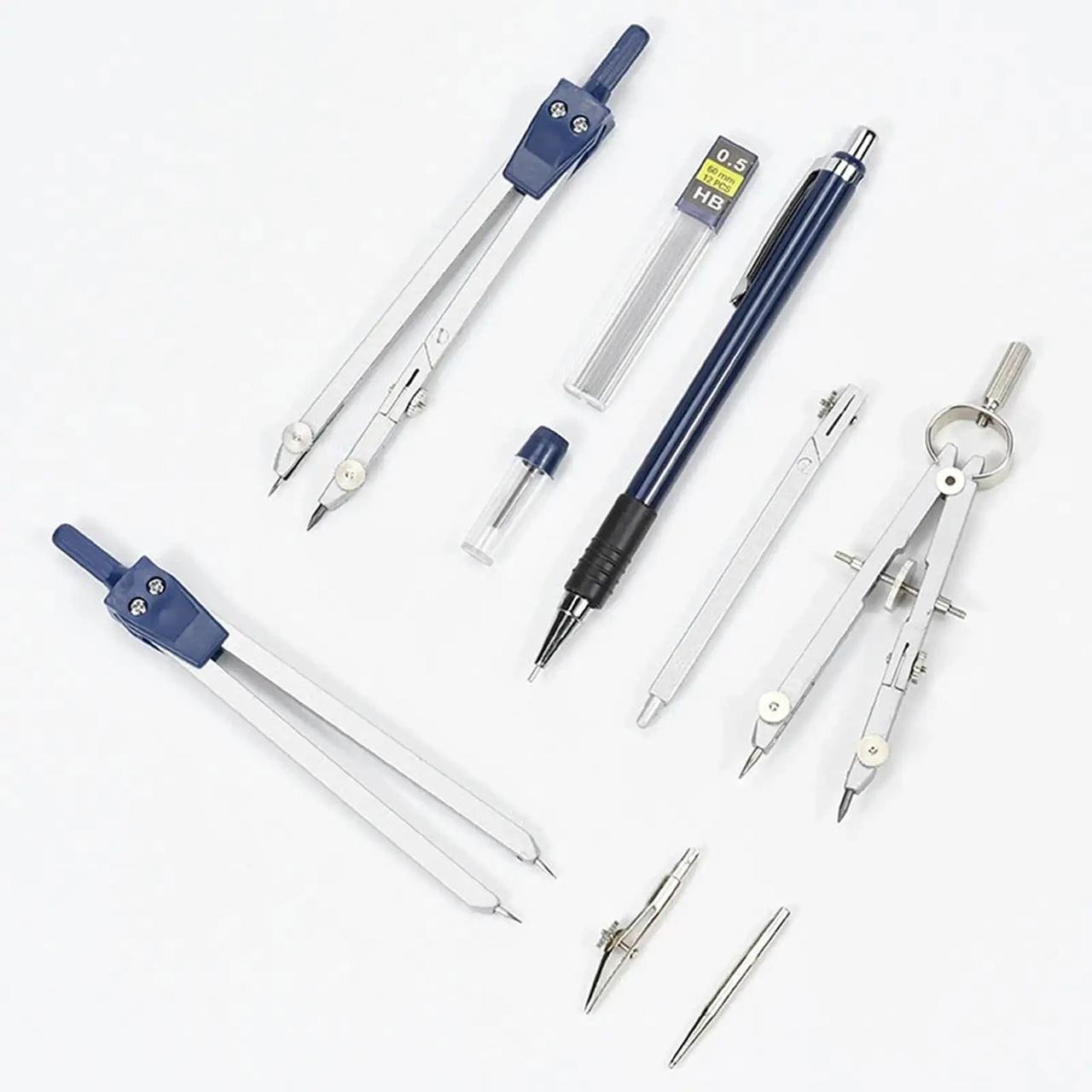 Набір інструментів для креслення Worison Готувальня на 9 пр. (7957-9) - фото 3 Набір інструментів для креслення Worison Готувальня на 9 пр. (7957-9) - фото 3