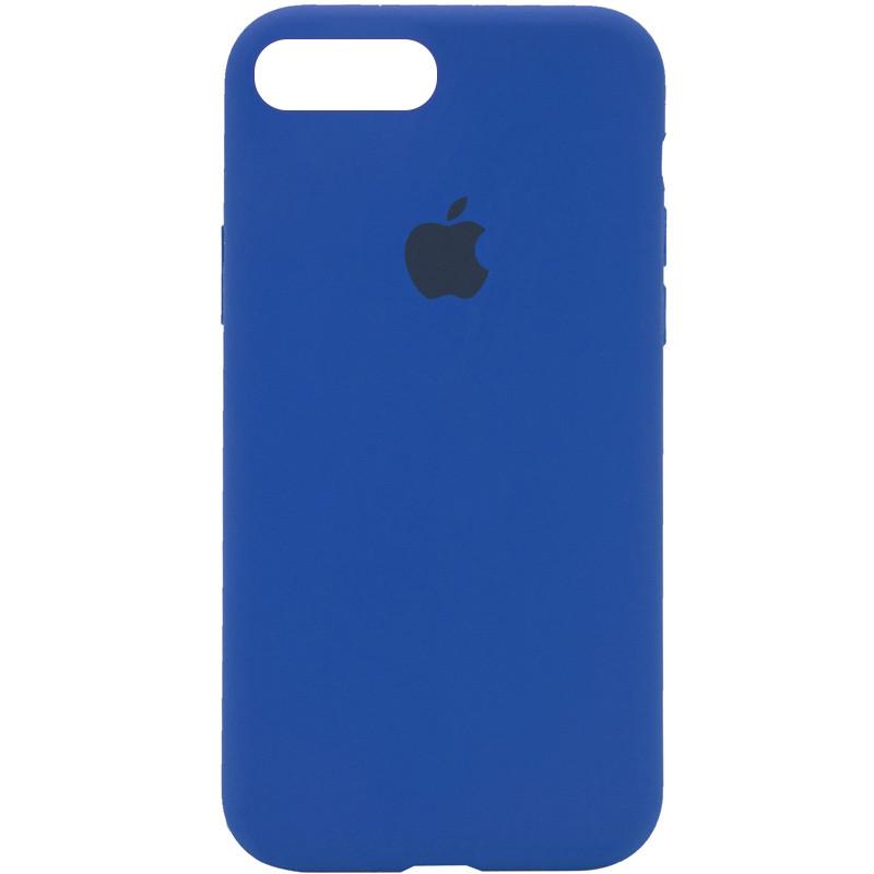 Противоударный Чехол Silicone Case Full Protective (AA) для Apple iPhone 7 plus / 8 plus (5.5") Синий / Royal blue