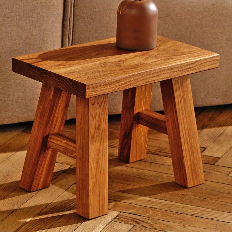 Стілець для ванної з дерева Аквалір Охра (ТВН-002204)