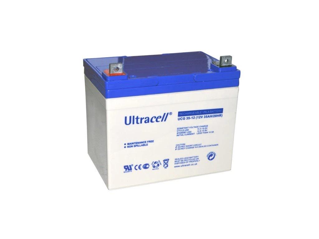 Аккумулятор гелевий Ultracell UCG35-12 GEL 12V 35 Ah (20490133)