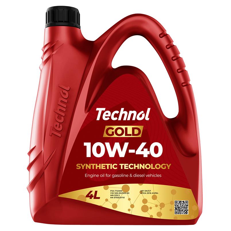 Моторное масло Technol Gold 10W-40 4 л (TL90069)