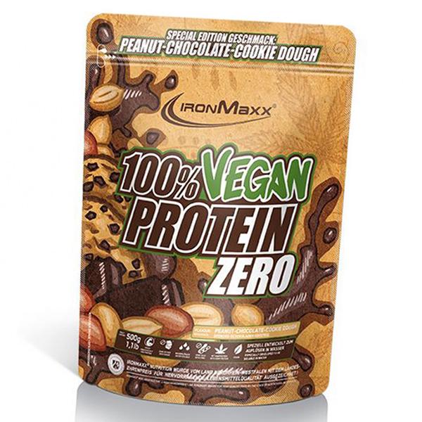 Протеин IronMaxx 100 % Vegan Protein Zero 500 г 16 порций Peanut Chocolate Cookies