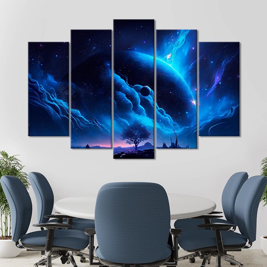 Картина космос Красивое космическое сияние 187x119 см (A1295-5) Картина космос Красивое космическое сияние 187x119 см (A1295-5)